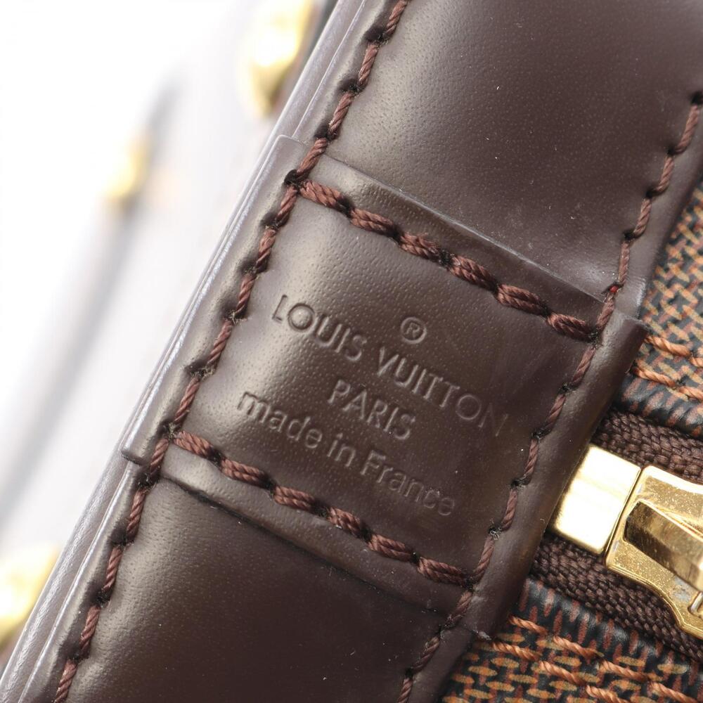Louis Vuitton Alma Brown Handbag Leather Damier - Picture 4 of 8